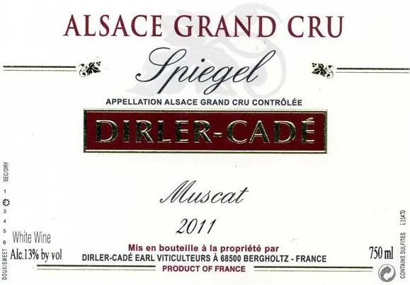 Spiegel Muscat Bottle