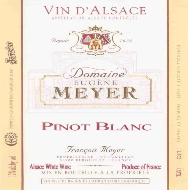 Pinot Blanc Bottle