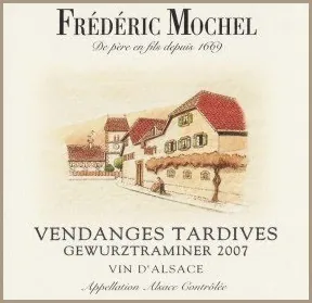 Alsace Vendanges Tardives Gewurztraminer Bottle