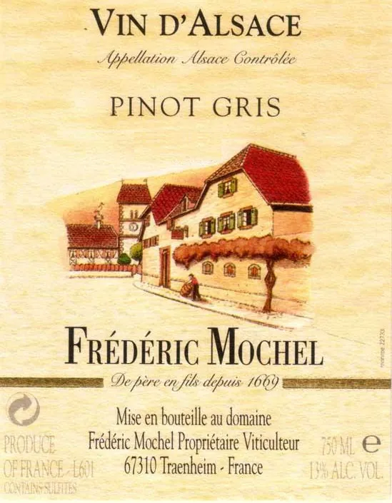 Pinot Gris Bottle