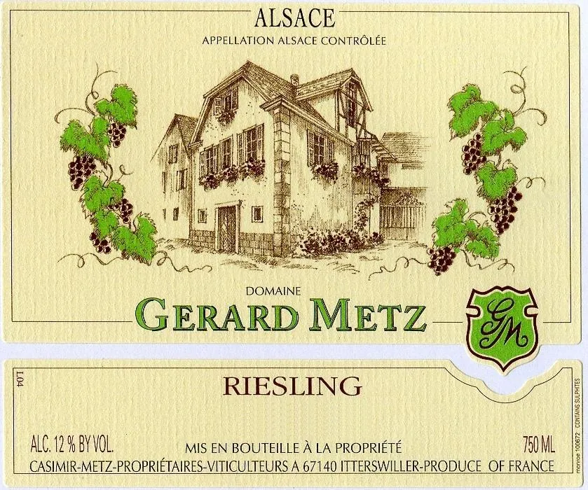 Riesling Bottle