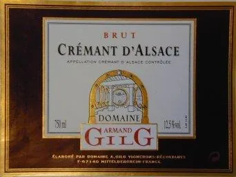 Cremant d'Alsace Brut Bottle