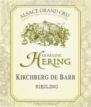 Alsace Kirchberg de Barr Grand Cru Riesling Bottle
