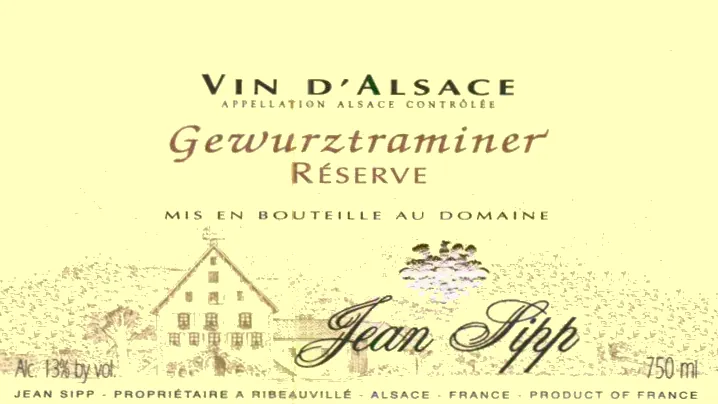 Reserve Gewurztraminer Bottle