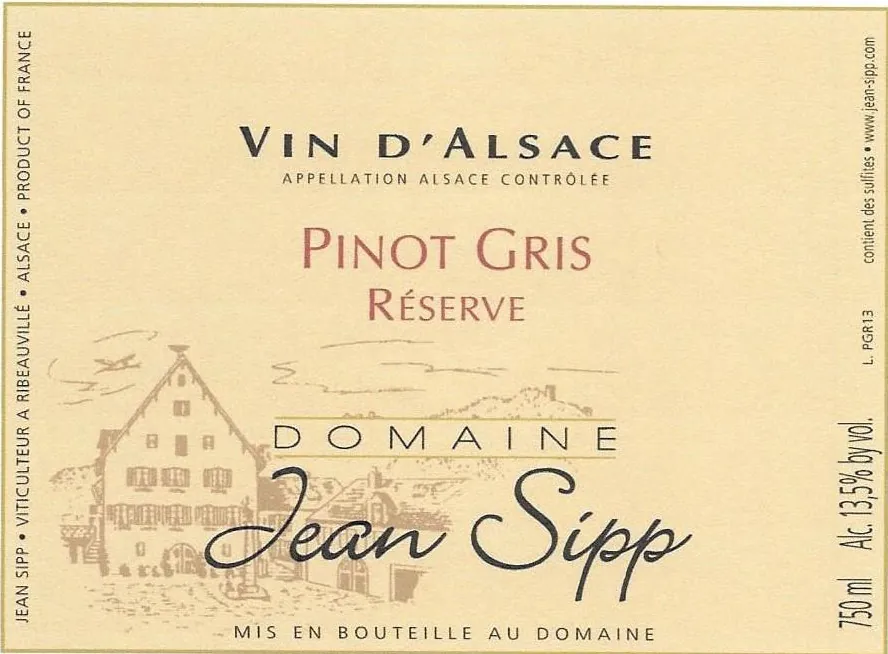 Reserve Pinot Gris Bottle