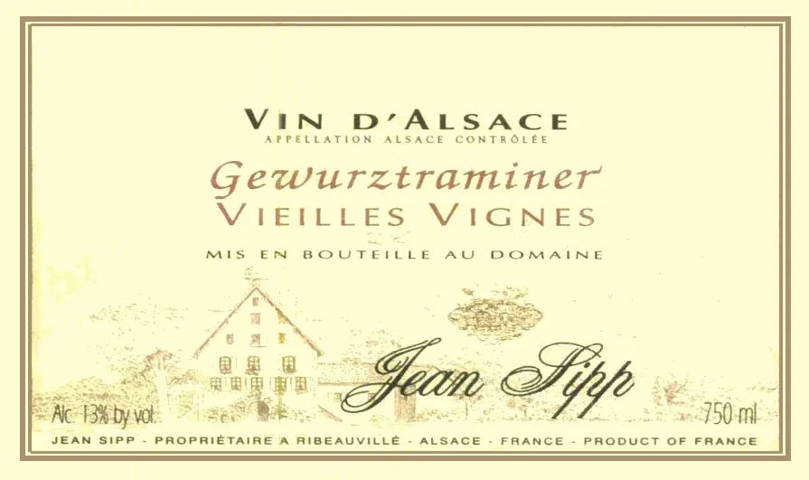 Vieilles Vignes Gewurztraminer Bottle