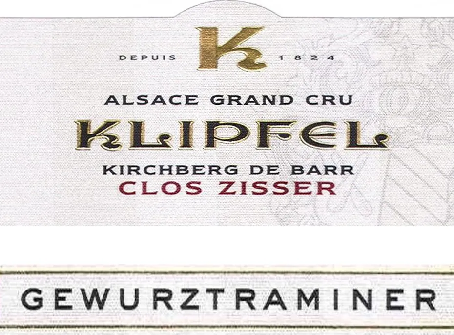 Alsace Clos Zisser Kirchberg de Barr Grand Cru Gewurztraminer Bottle
