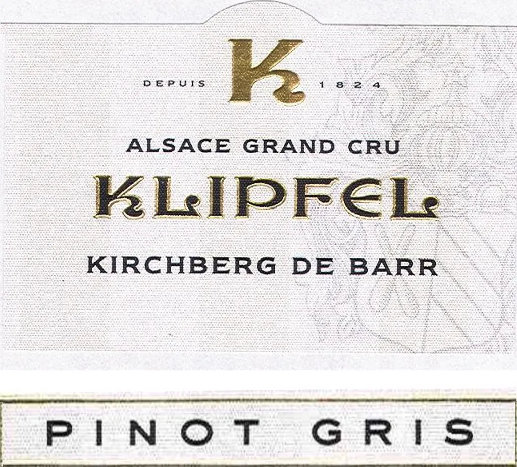 Kirchberg de Barr Pinot Gris Bottle