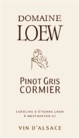 Cormier Pinot Gris Bottle