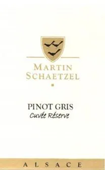 Cuvee Reserve Pinot Gris Bottle