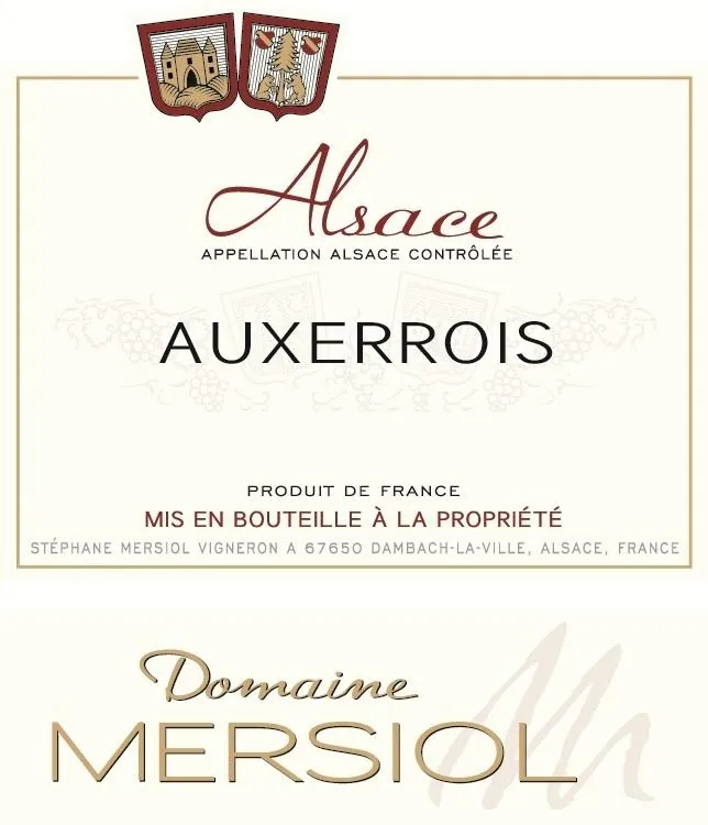 Auxerrois Bottle