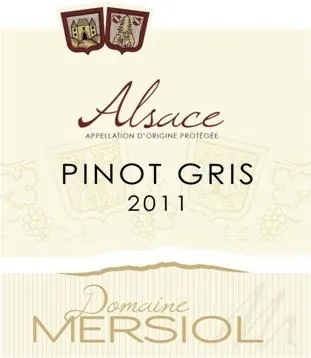 Pinot Gris Bottle