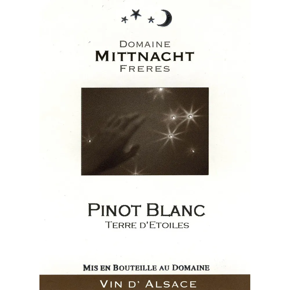 Terre D'Etoiles Pinot Blanc Bottle