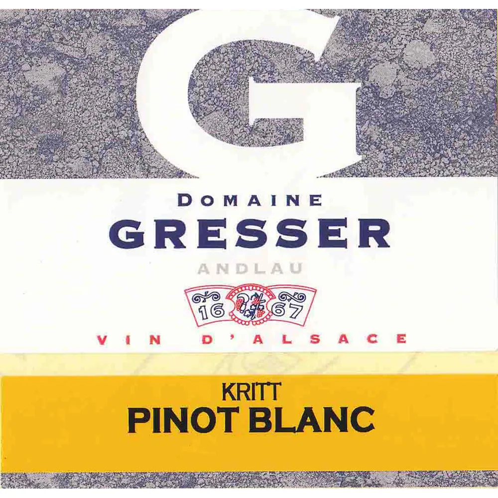 Kritt Pinot Blanc Bottle