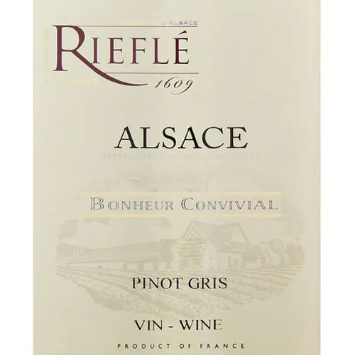 Pinot Gris Bottle