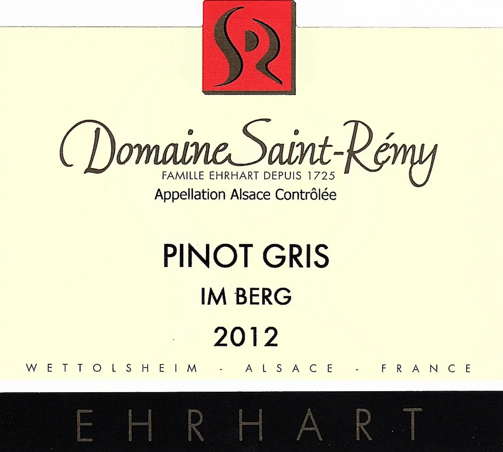 Im Berg Pinot Gris Bottle