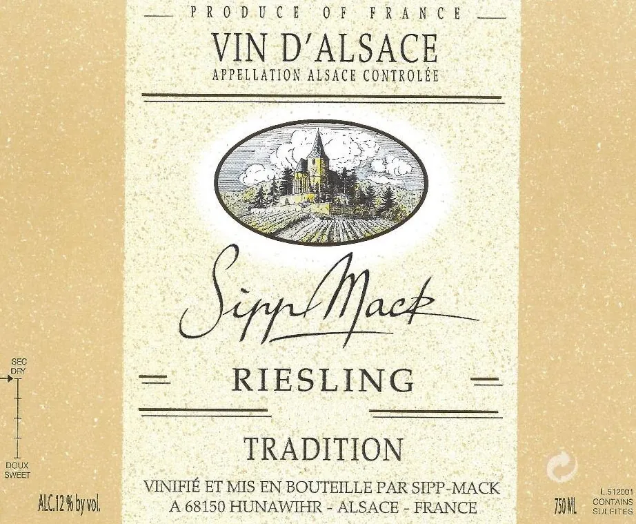 Tradition Riesling Bottle