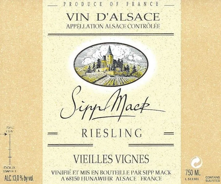 Vieilles Vignes Riesling Bottle