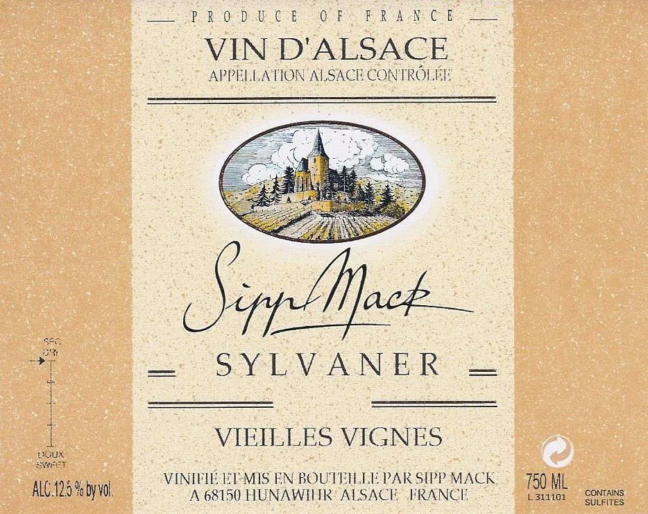 Vieilles Vignes Sylvaner Bottle