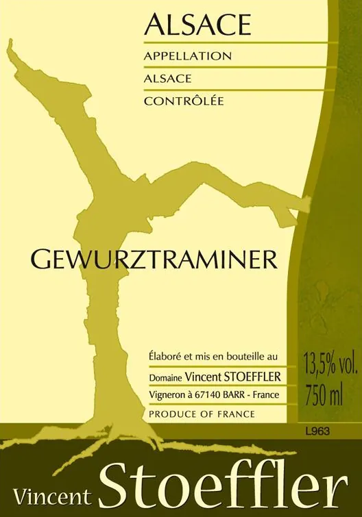 Gewurztraminer Bottle