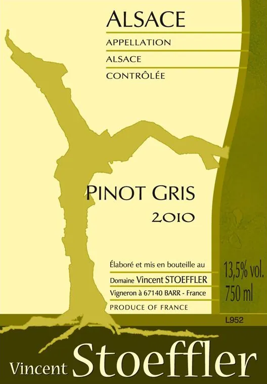 Pinot Gris Bottle