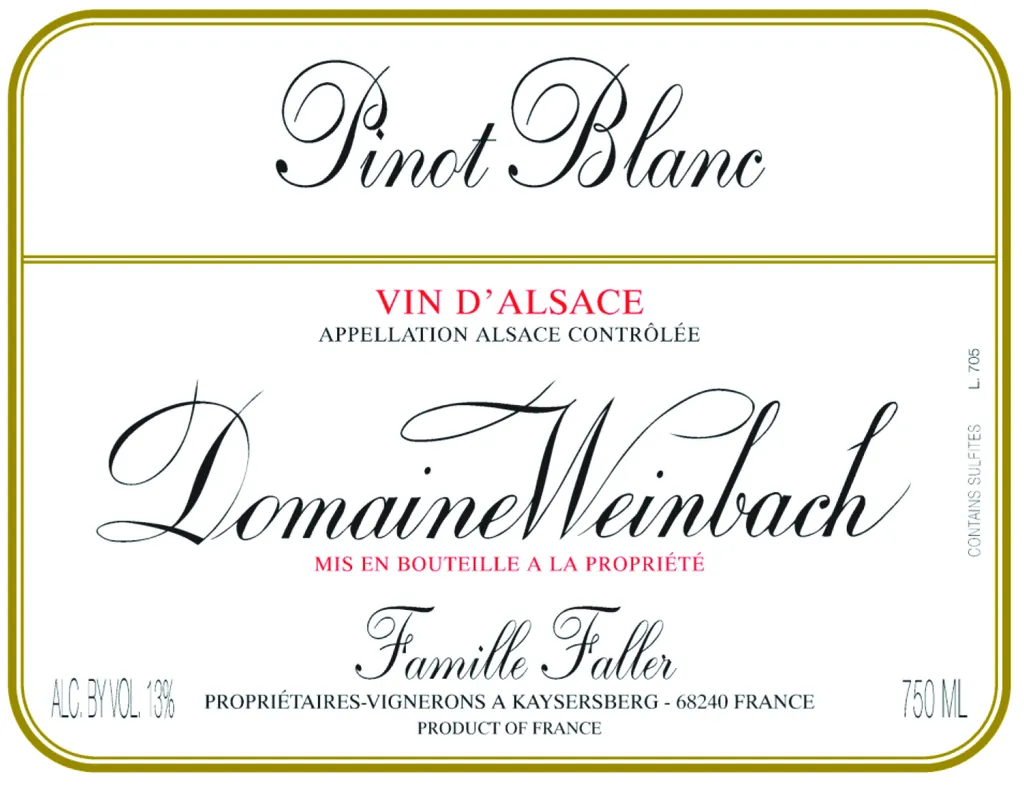 Pinot Blanc Bottle