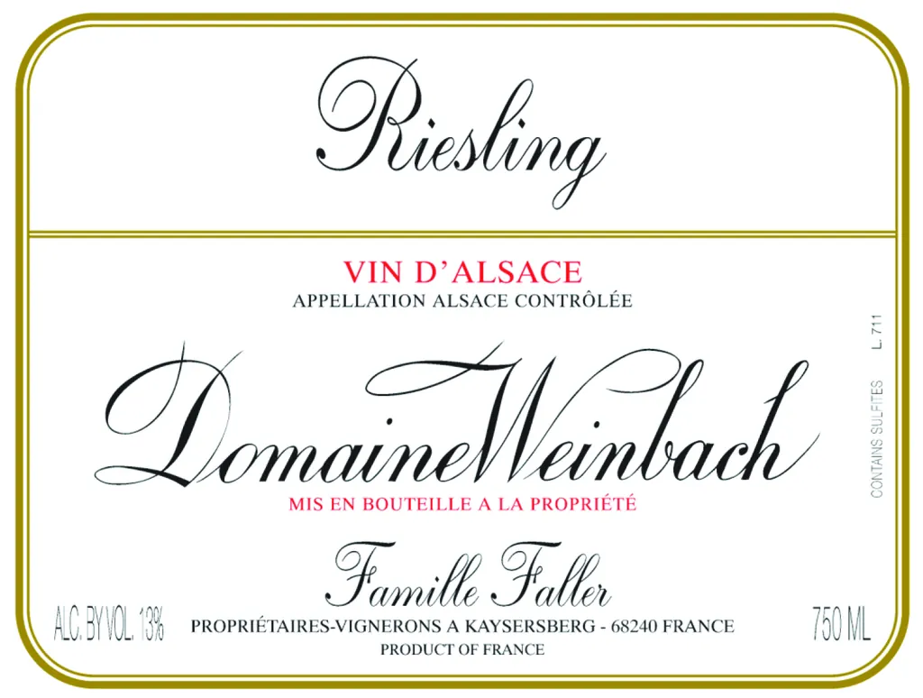 Riesling Bottle