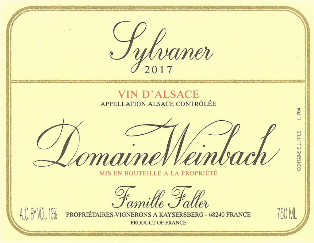 Sylvaner Bottle