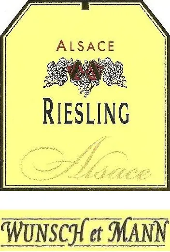 Alsace Cuvee du Roi Clovis Riesling Bottle