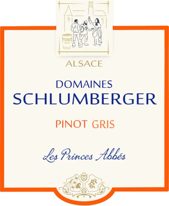 Les Princes Abbes Pinot Gris Bottle