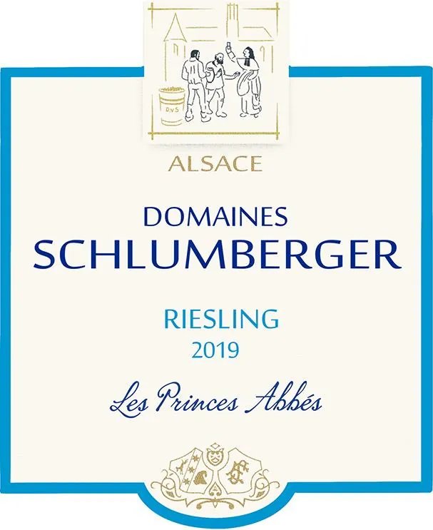 Les Princes Abbes Riesling Bottle