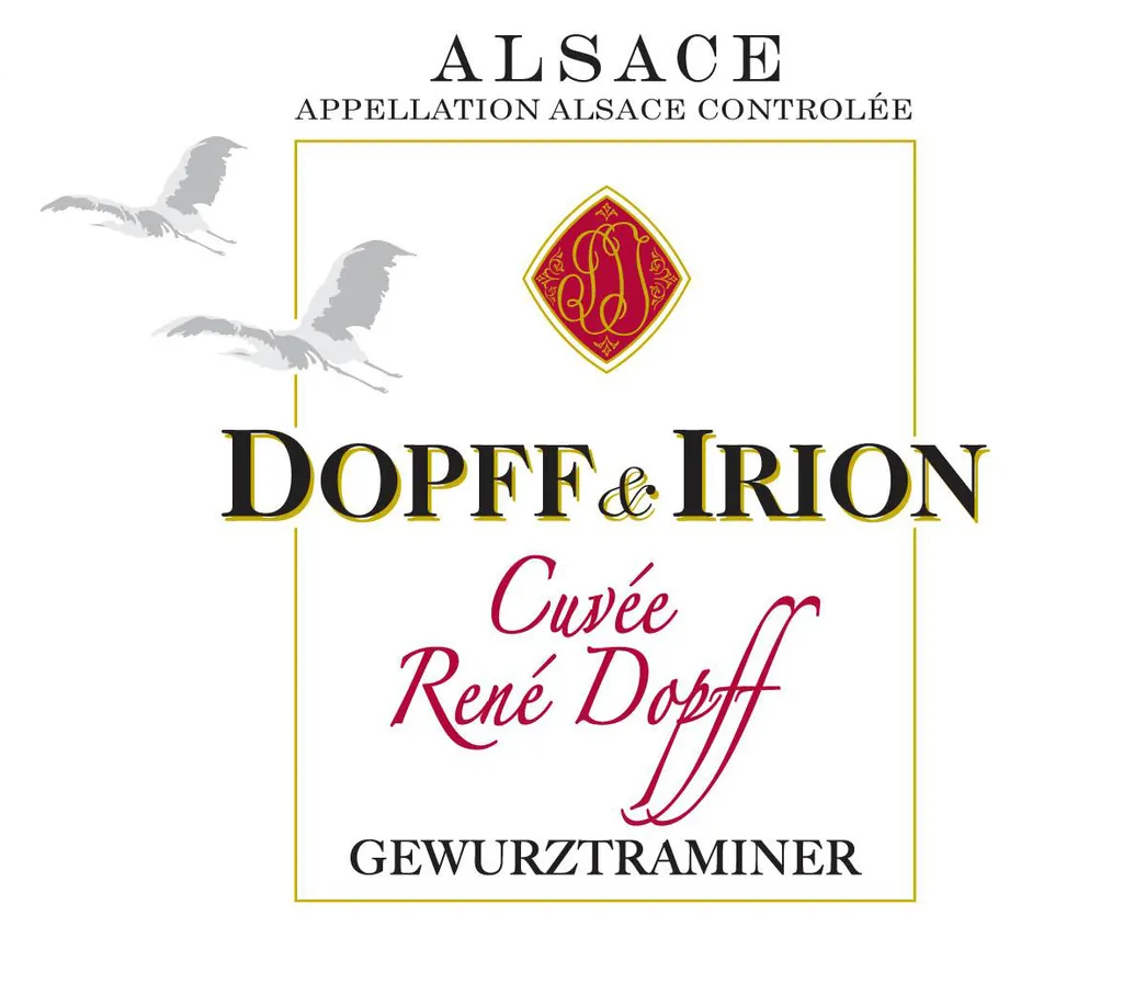 Cuvee Rene Gewurztraminer Bottle