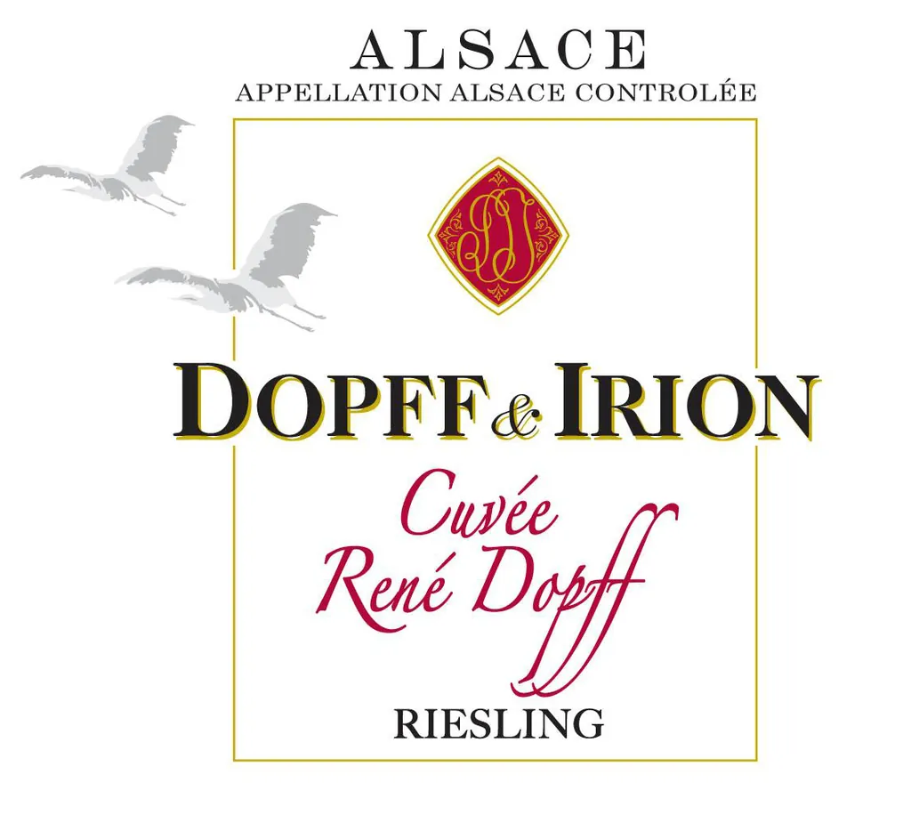 Cuvee Rene Riesling Bottle