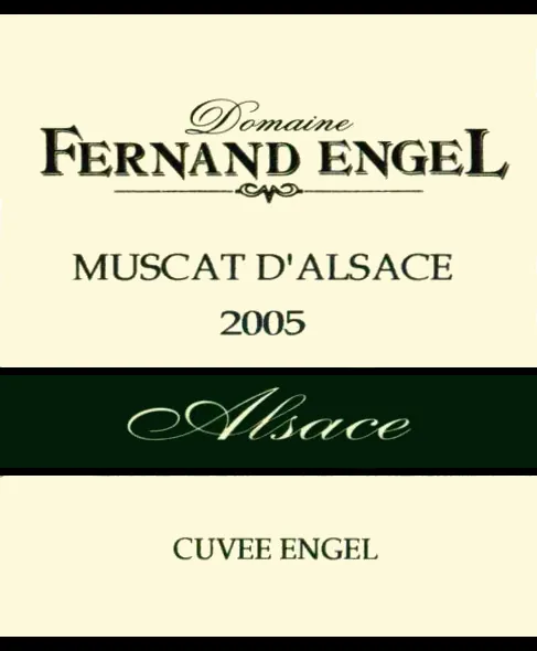 Cuvee Engel Muscat Bottle