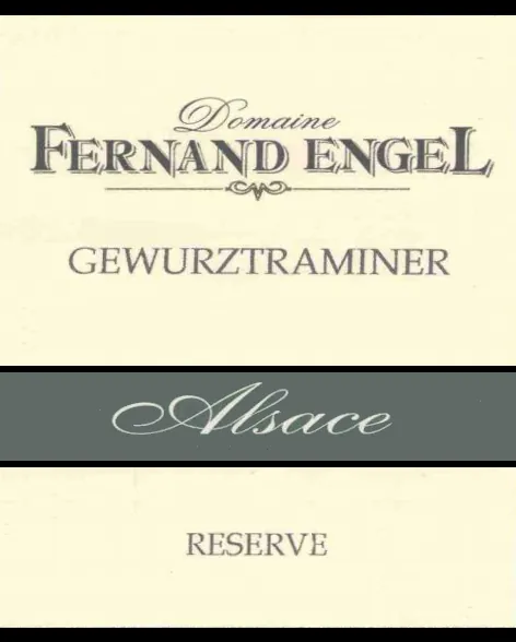 Reserve Gewurztraminer Bottle