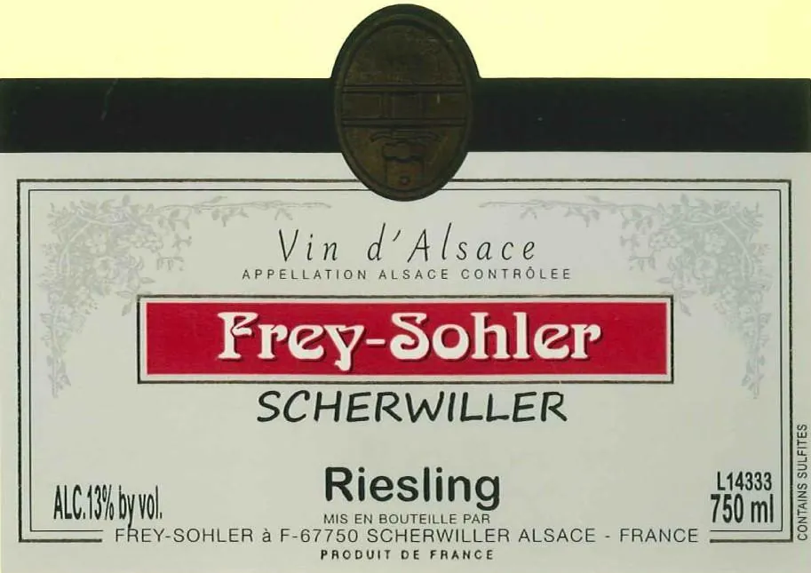 Scherwiller Riesling Bottle
