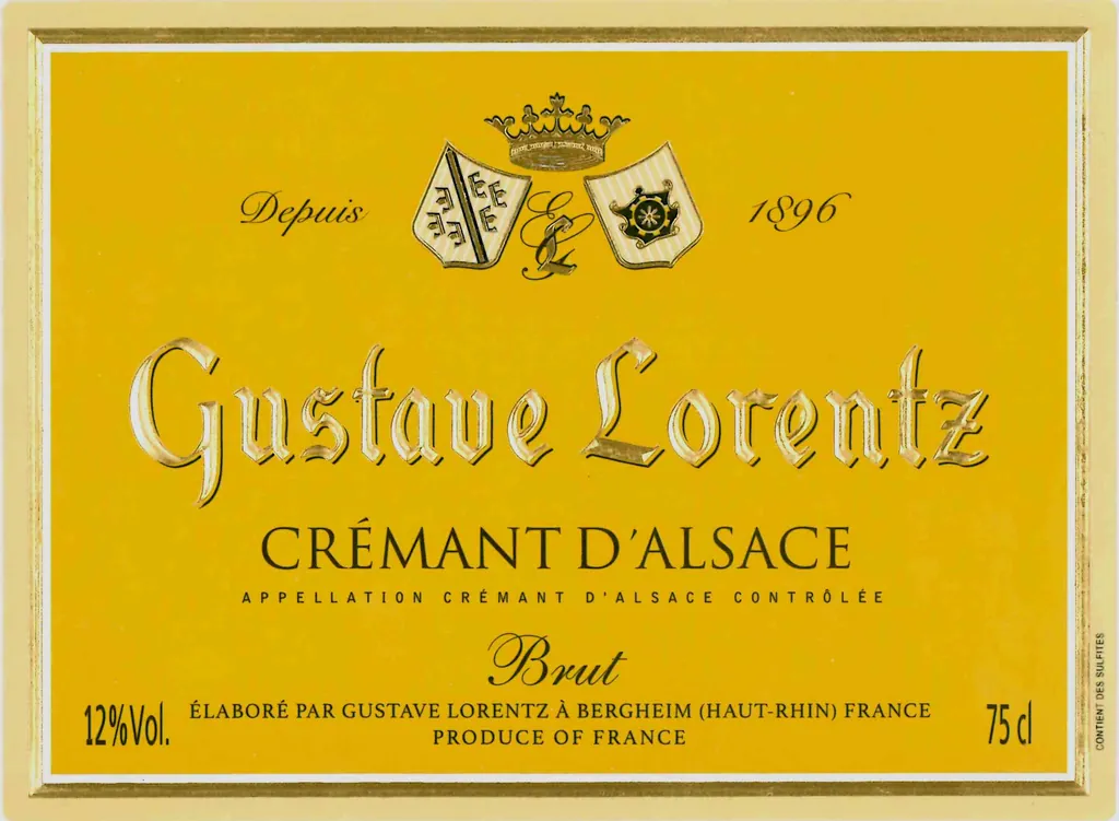 Cremant D'Alsace Rose Bottle