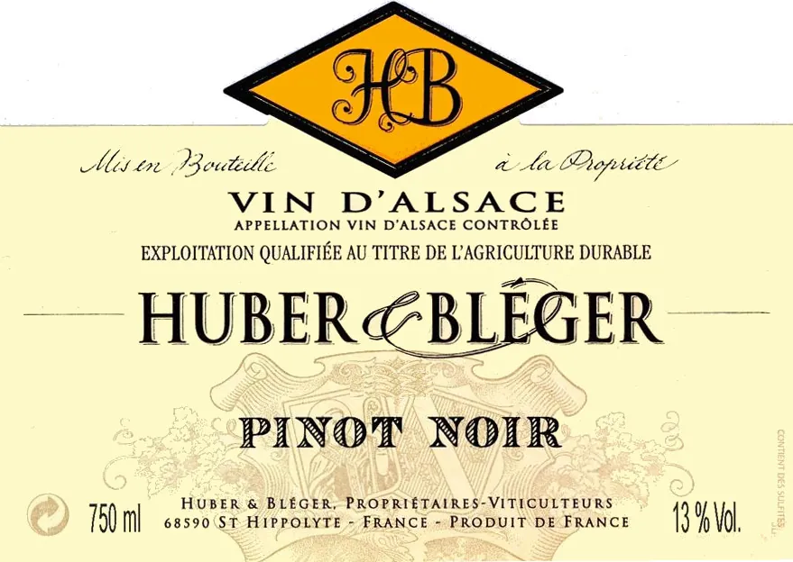 Pinot Noir Bottle