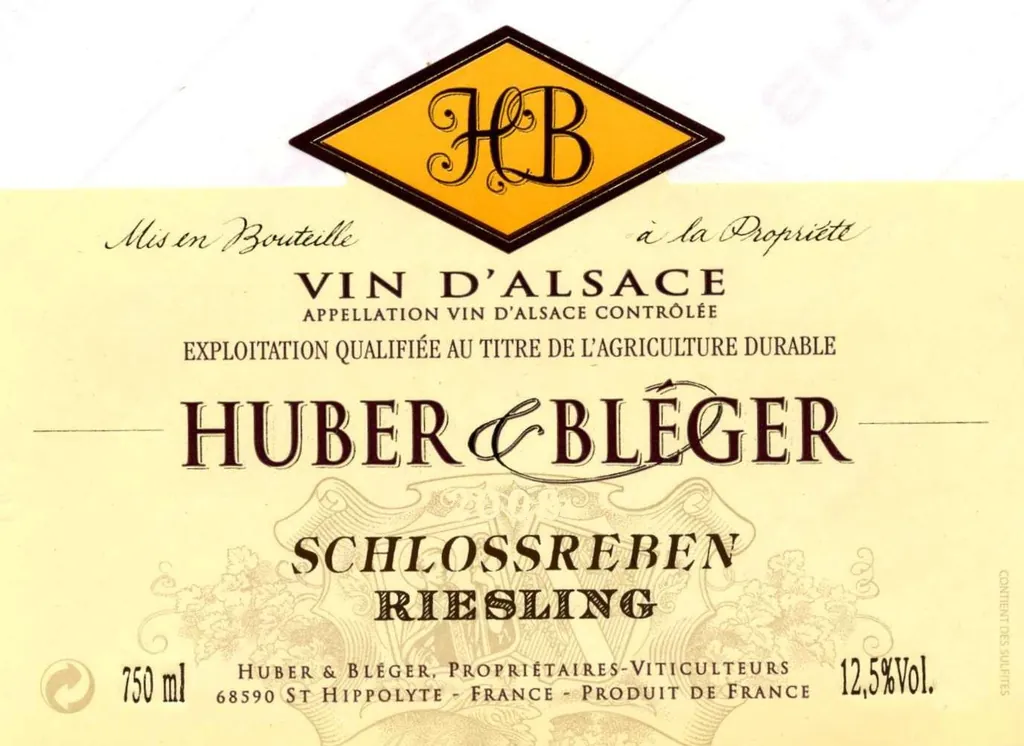 Schlossrenben Riesling Bottle