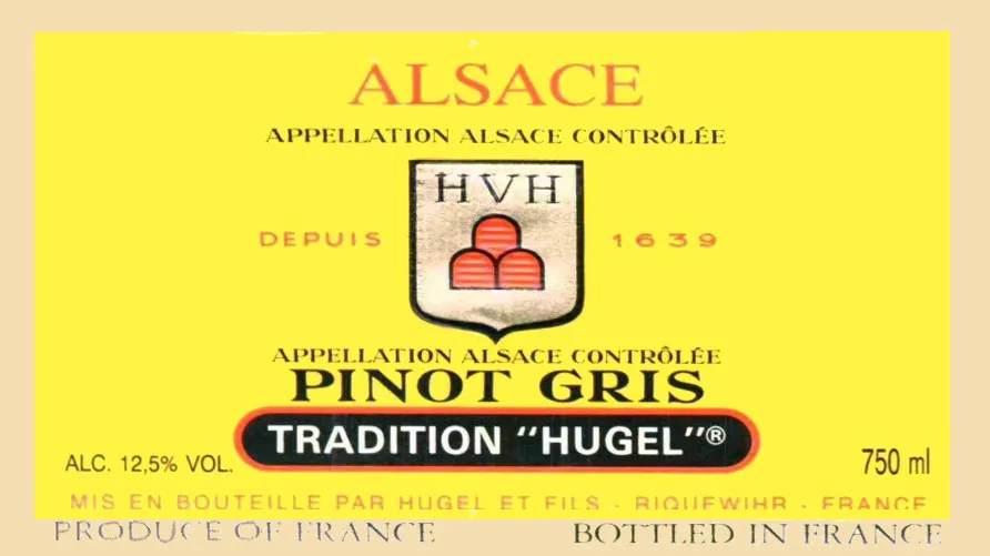 Tradition Cuvee Tokay Pinot Gris Bottle