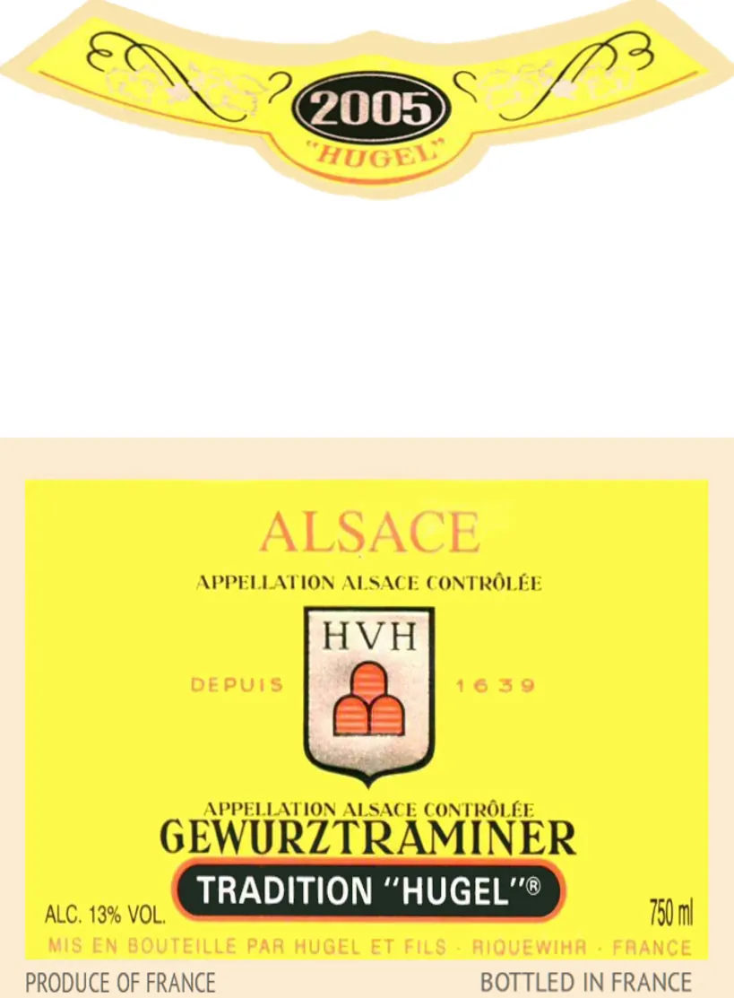 Tradition Gewurtztraminer Bottle