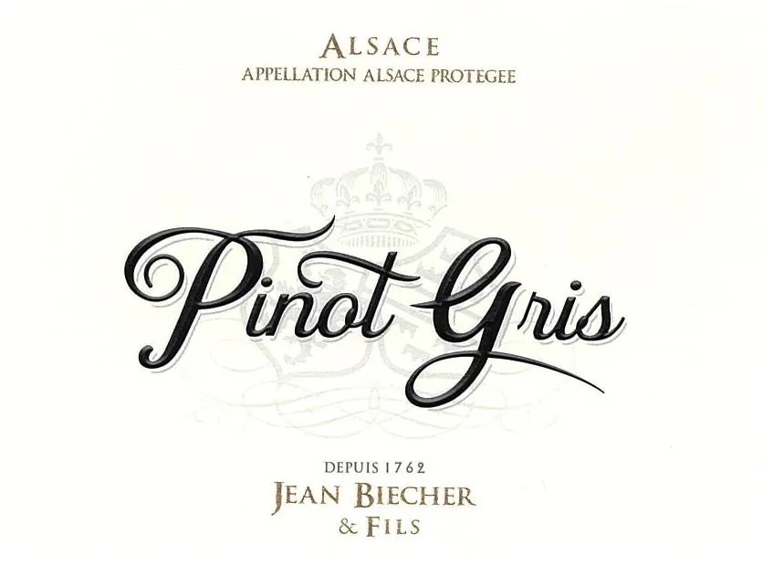Pinot Gris Bottle
