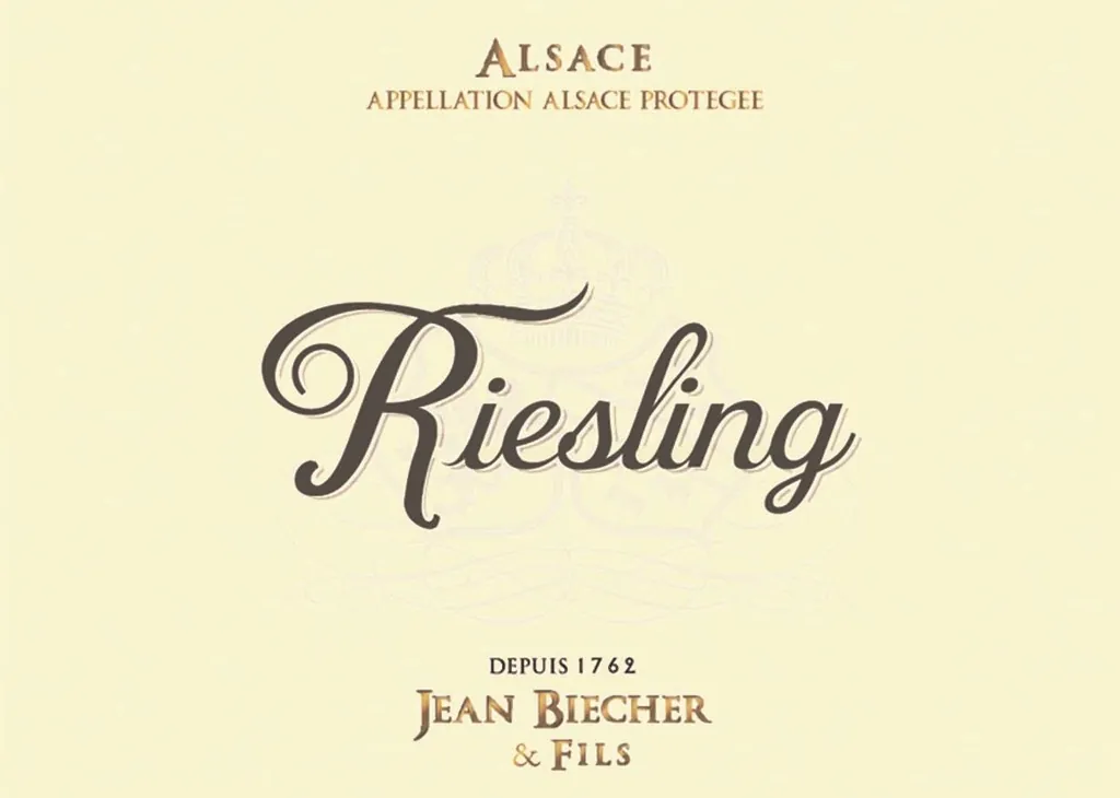 Riesling Bottle