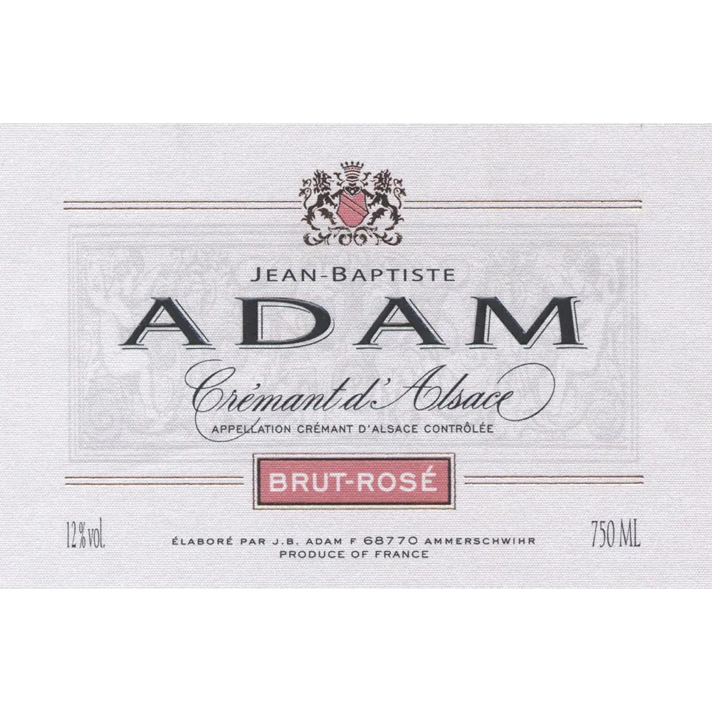 Cremant d'Alsace Brut Rose Bottle