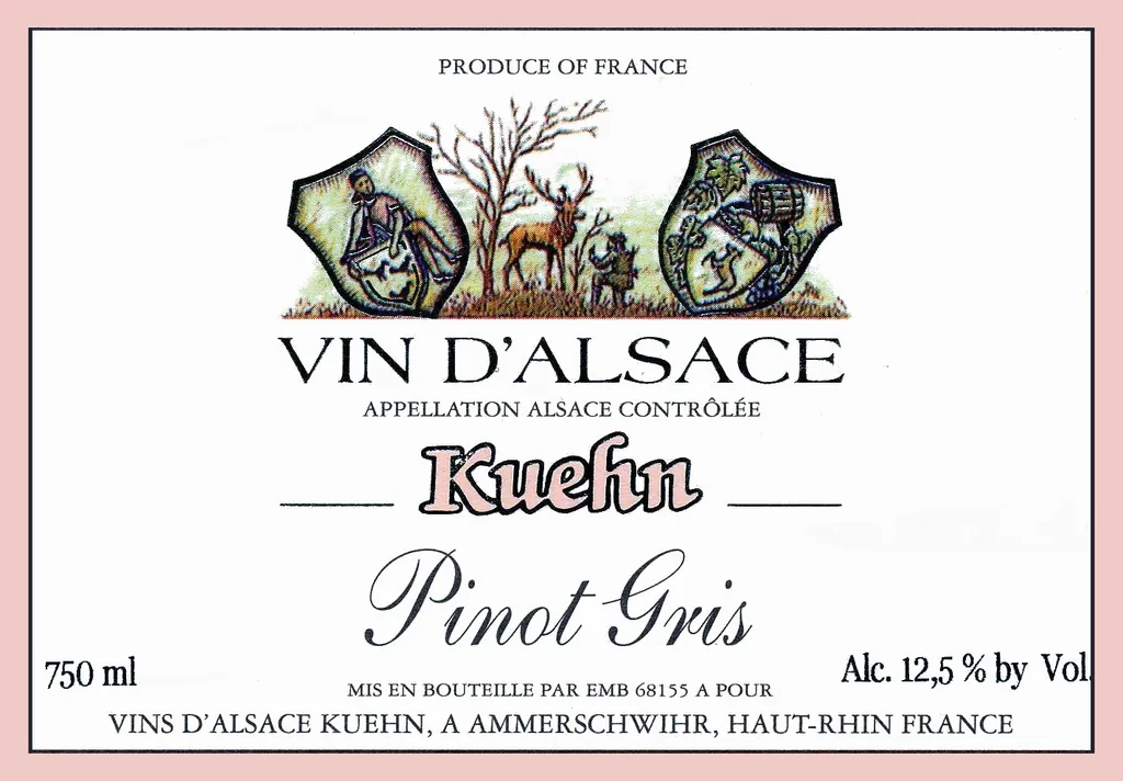Pinot Gris Bottle