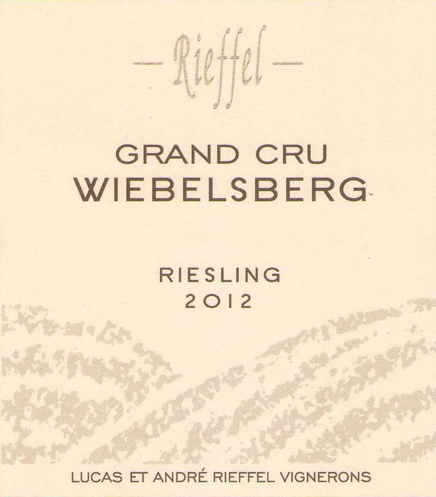 Wiebelsberg Grand Cru Riesling Bottle