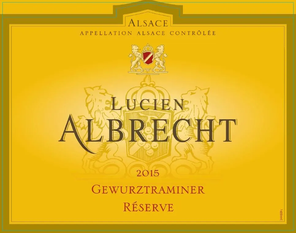 Alsace Reserve Gewurztraminer Bottle