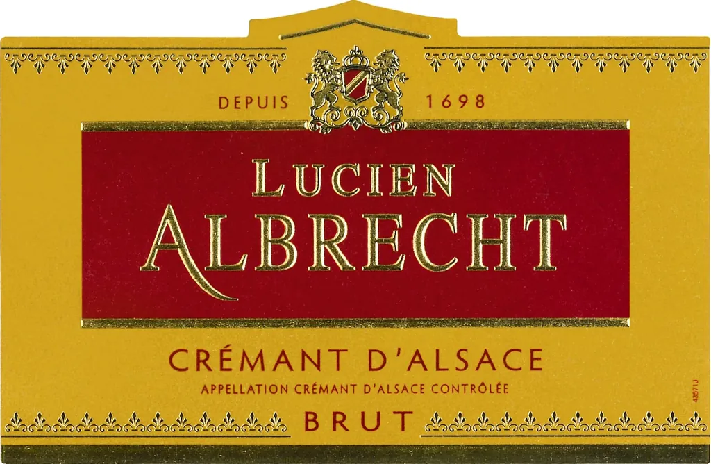 Cremant d'Alsace Brut Bottle