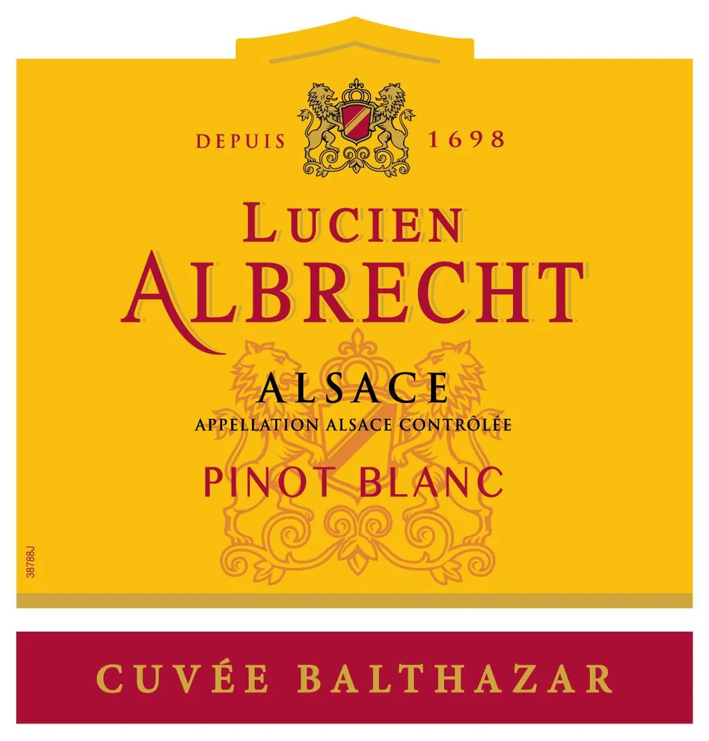 Cuvee Balthazar Pinot Blanc Bottle