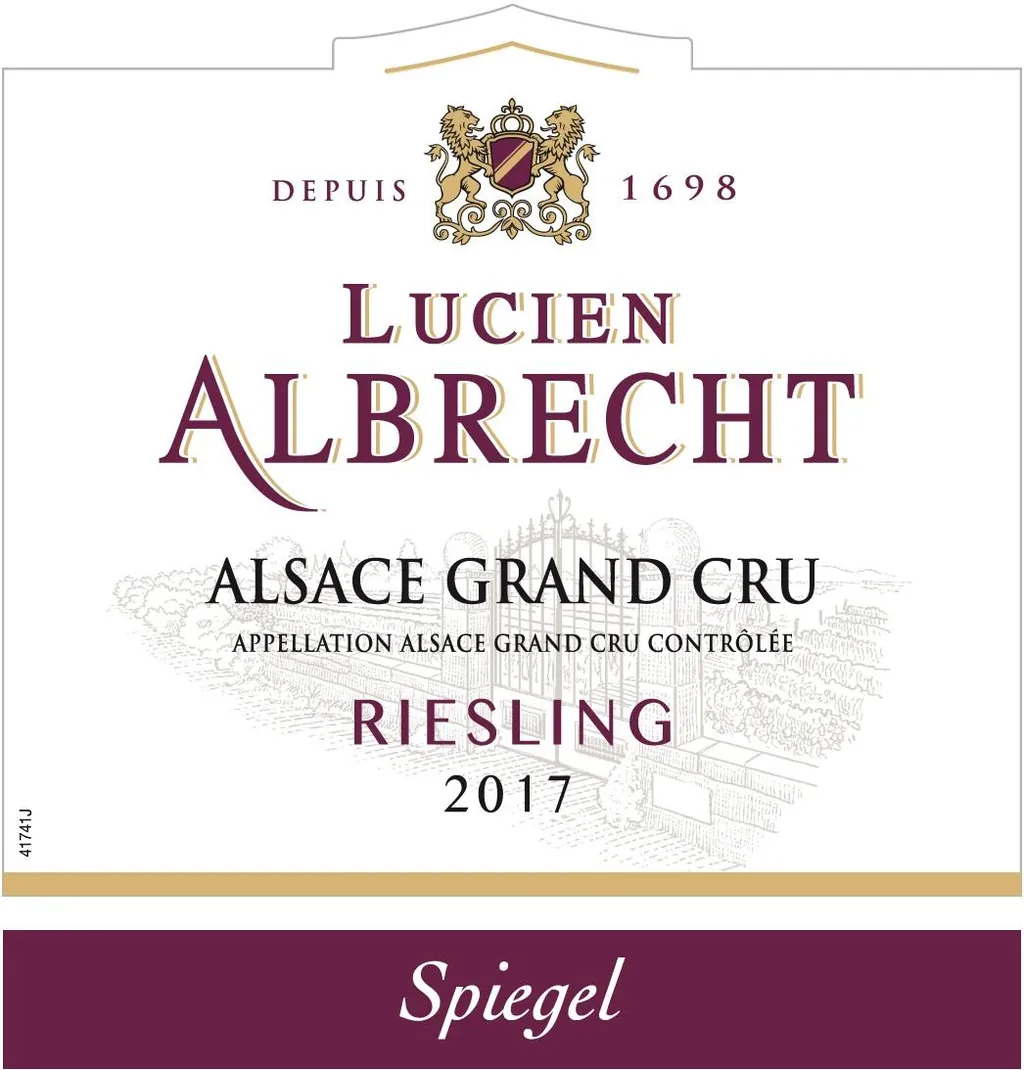 Grand Cru Spiegal Riesling Bottle